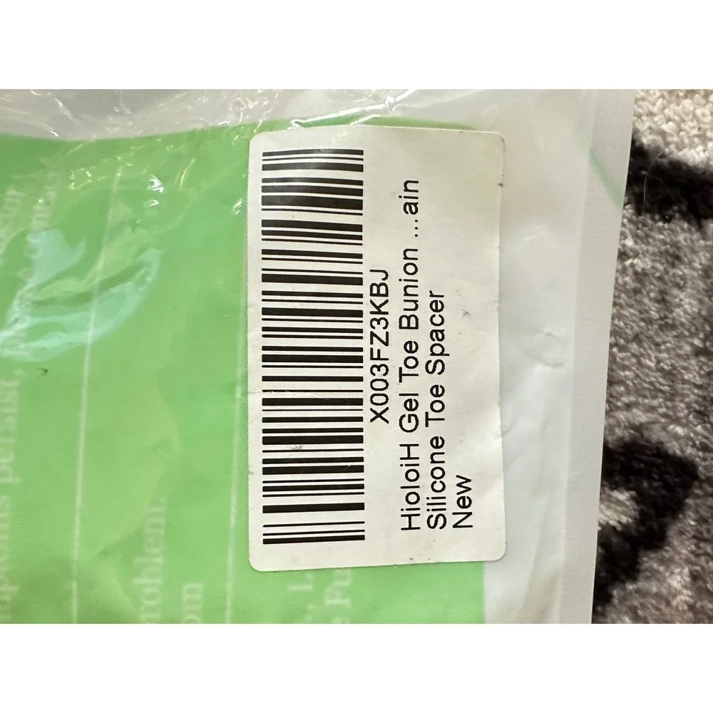 Hioloih Silicone‎ Gel Toe Bunion Finger Protector Spacer New